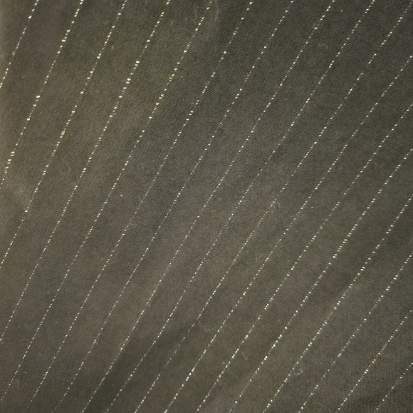 NWOT Rachel Zoe Women's Black Pinstripe Sparkle Pants - Picture 3 of 7